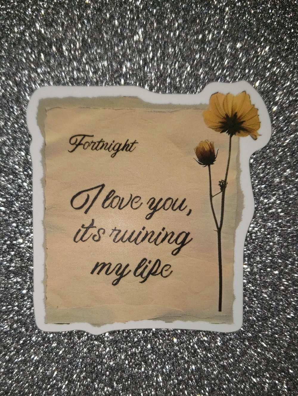10/$10 Taylor Swift Waterproof Sticker Tortured Poets Department